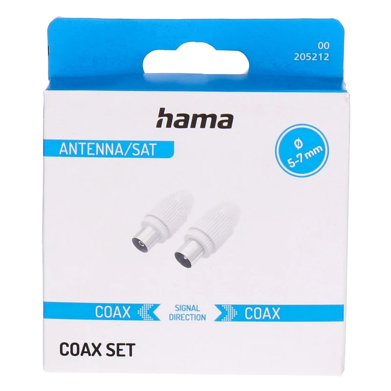 Hama 00205212 Koaxialstecker 2 Stück(e)