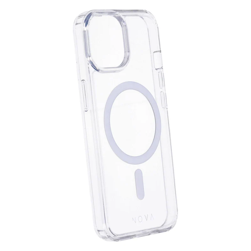 NOVA Crystal Mag Case Apple iPhone 15 transparent Magsafe kompatibel