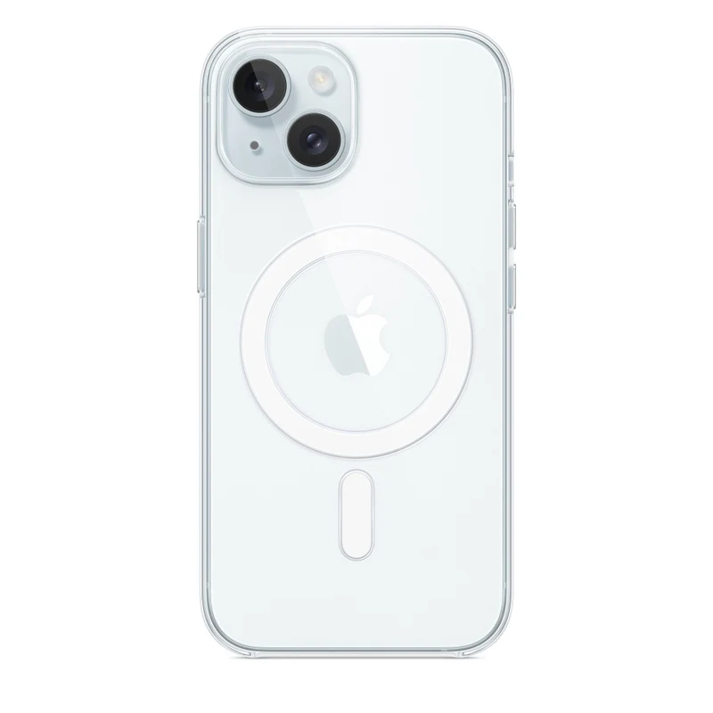 Apple Clear Case mit MagSafe passend für iPhone 15