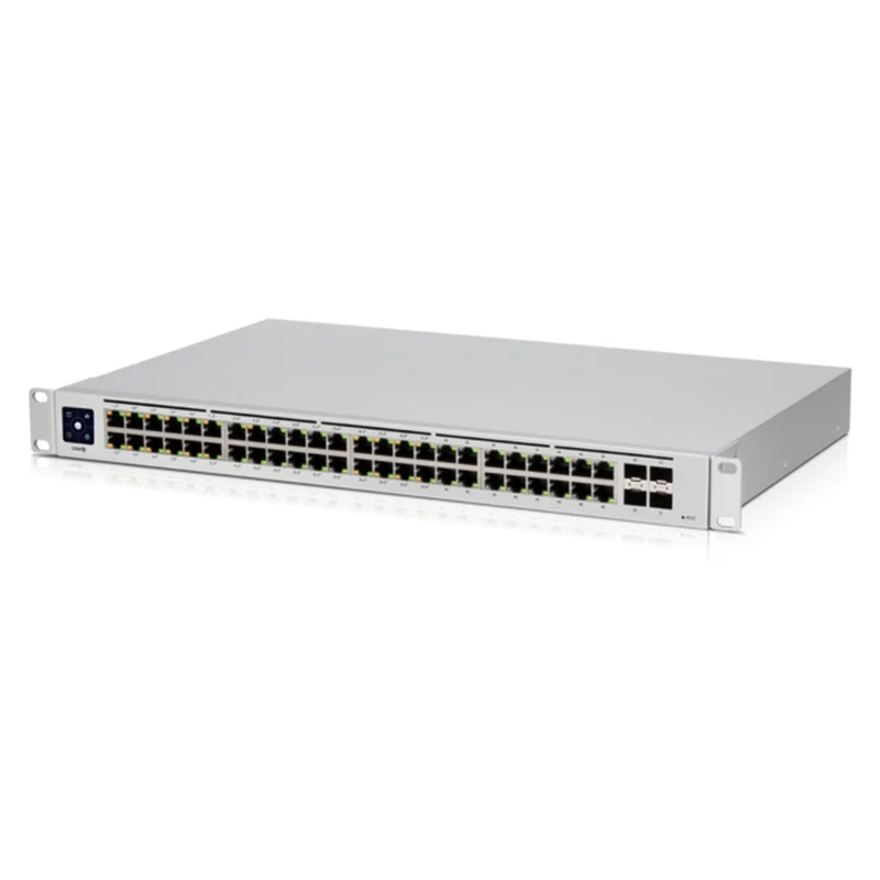 Ubiquiti UniFi USW-48-POE Netzwerk-Switch Power over Ethernet (PoE) Edelstahl