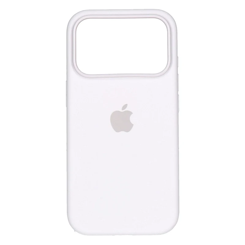 Apple Silikon Case iPhone 17 Pro Weiß mit Magsafe