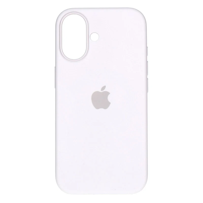 Apple Silikon Case iPhone 17 Weiß mit Magsafe