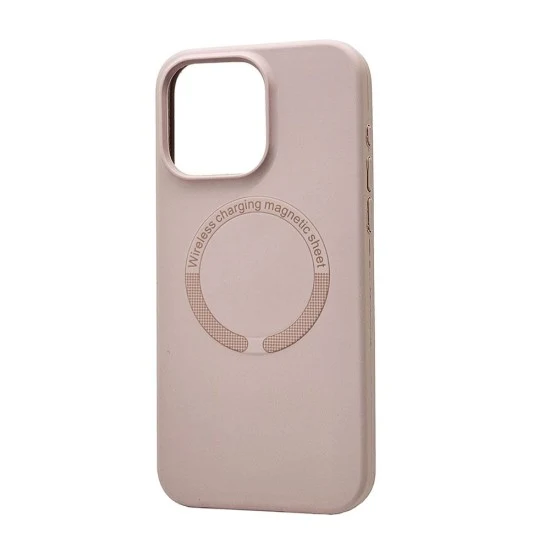 Magsafe Silicone Case For iPhone 16 Pro (rose gold)
