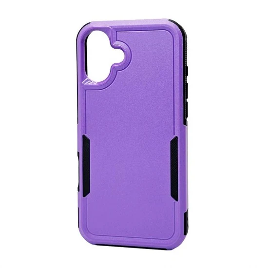 Traveler Hybrid Case For iPhone 16 (purple)