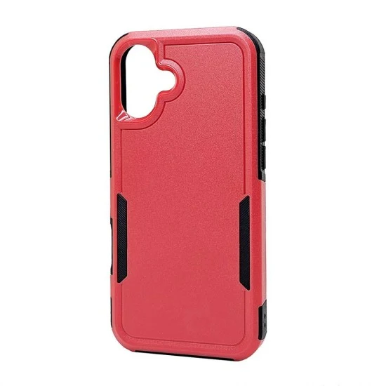 Traveler Hybrid Case For iPhone 16 (red)