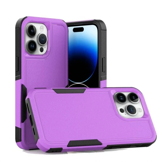Traveler Hybrid Case For iPhone 16 Pro (purple)