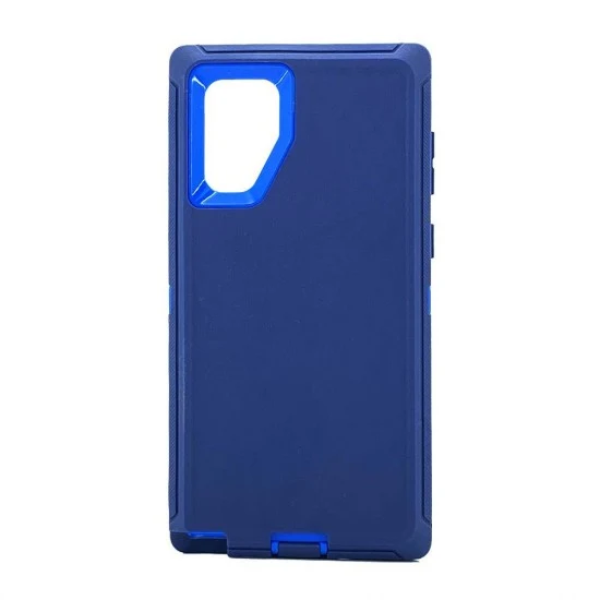 Defender Case w/ Clip For Samsung Note 10 Plus (blue)
