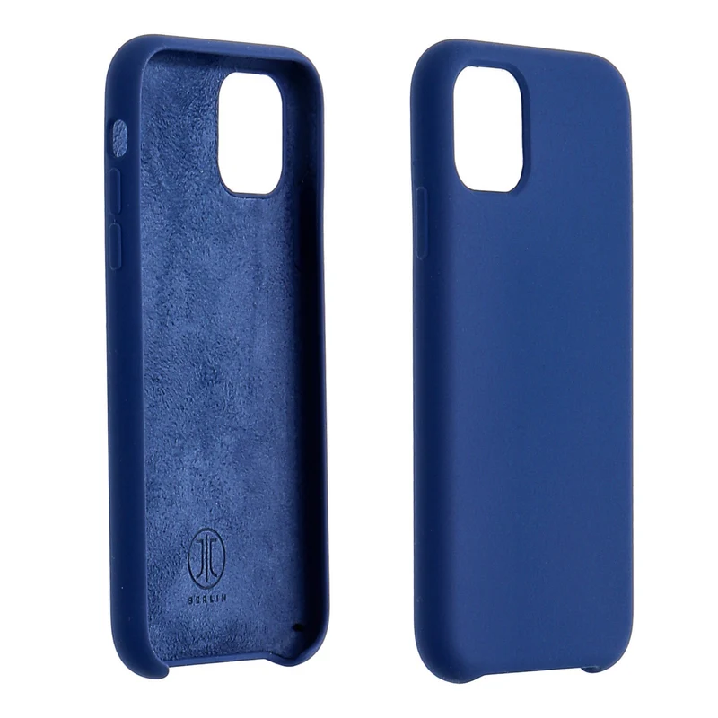 JT Berlin Steglitz MagSafe Silikon BackCase Cobalt Blau passend für Apple iPhone 11