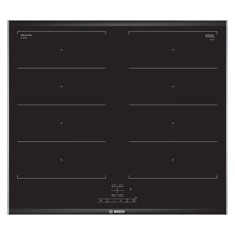 Bosch Serie 4 NXX675CB5E Induktionskochfeld integriert 60cm 4 Zonen Schwarz
