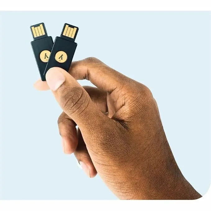 Yubico - Security Key NFC - Black - Two-Factor authentication (2FA) Security Key, Connect via USB-A or NFC, FIDO U2F/FIDO2 Certified