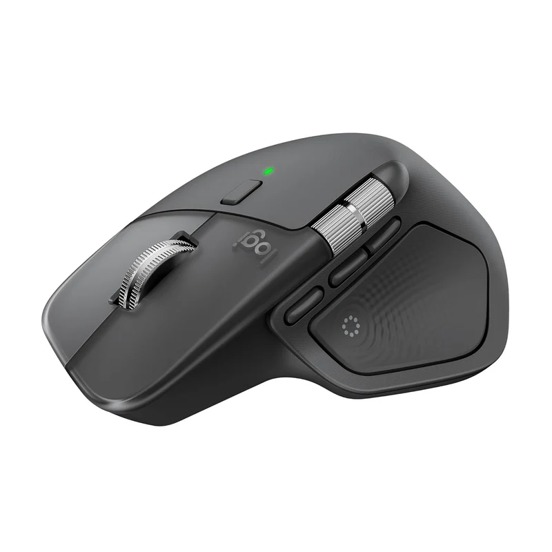 Logitech MX Master 4, Ergonomic Wireless Mouse with Advanced Performance Haptic Feedback, Ultra-Fast Scrolling, USB-C Charging, Bluetooth, Windows, MacOS