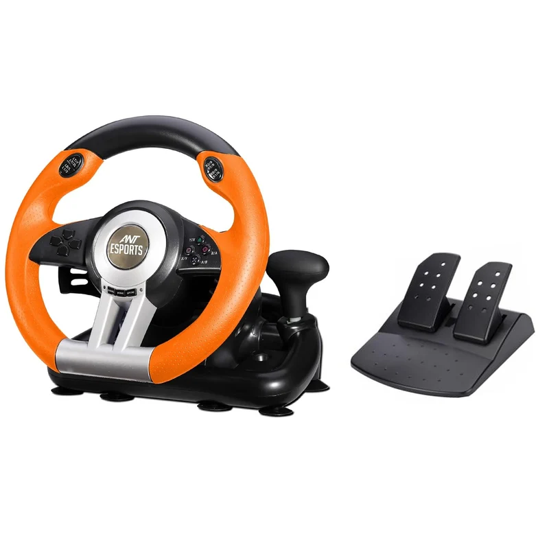Ant Esports GW V3 PC Steering Wheel 270° Degree Vibration Gaming Steering Wheel with Shifter and Pedal for PC, Xbox Series X|S, Xbox One