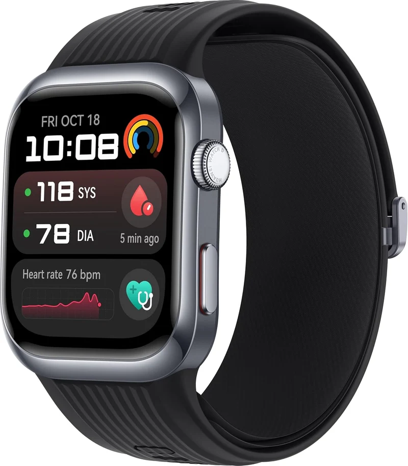 HUAWEI WATCH D2, Smartwatch 1.82" AMOLED, Ambulatory Blood Pressure Monitoring, ECG, Sleep Breathing Awareness, SpO2, Light and Slim Design, Health Community, Smart Lifestyle, Bluetooth Calling, Black