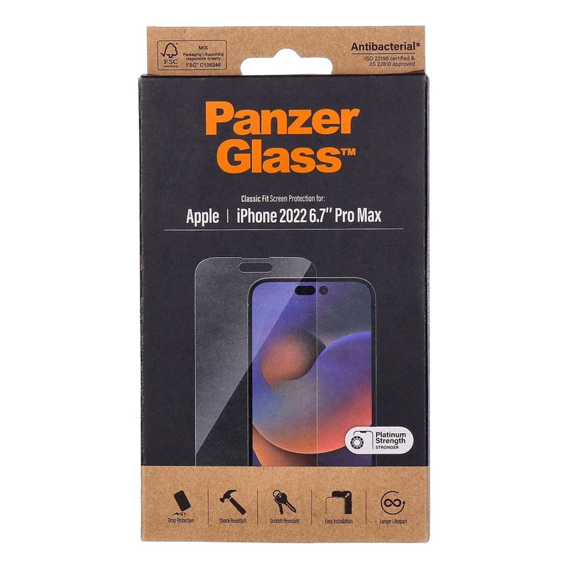 PanzerGlass Classic Fit Screen Protection für iPhone 14 Pro Max
