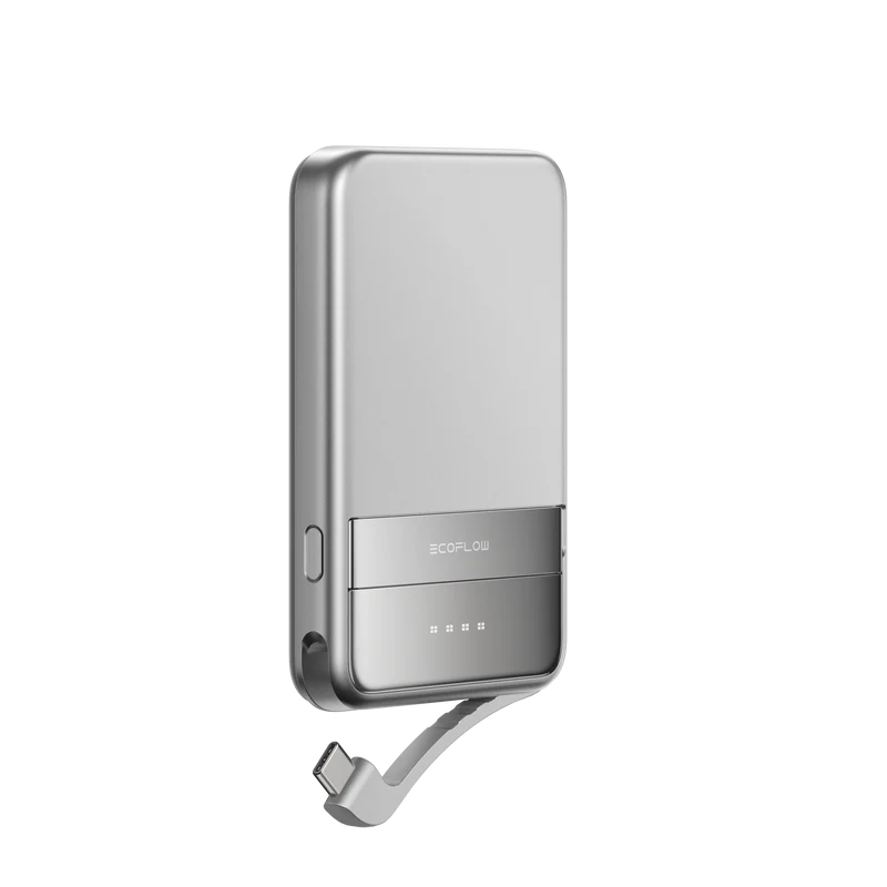 EcoFlow RAPID magnetische Powerbank 10000 mAh grau (Qi2 MagSafe)