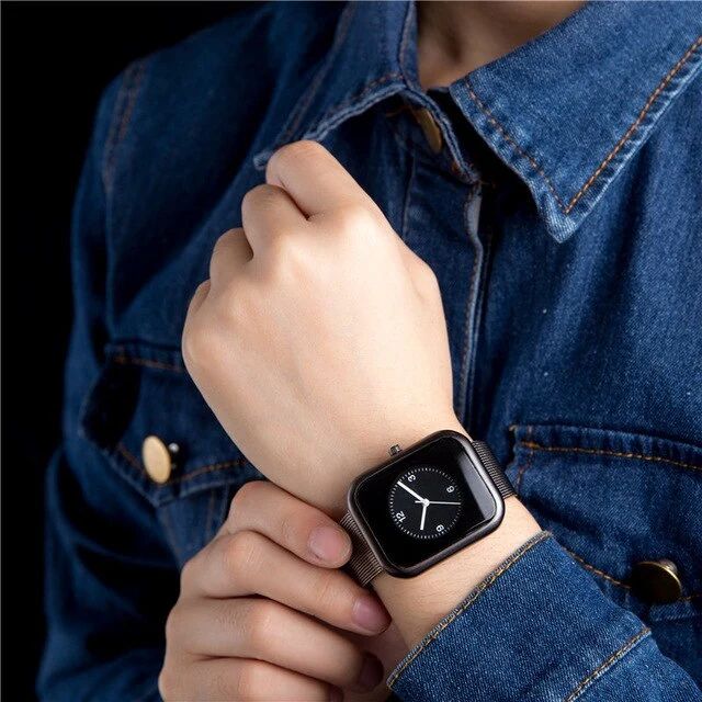 Hot Fashion Top Brand Luxury Men's and Women's Steel Belt Watch Couple Student Sports Casual Pants Slim Bracelet Quartz Watch