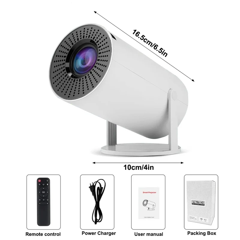 Polaring Y300 hy-upgrade Projector Android 720P 1g+8g 4K Projetor 5G Wifi 200Ansi Cinema Home Upgrade HY300Keystone Proyector