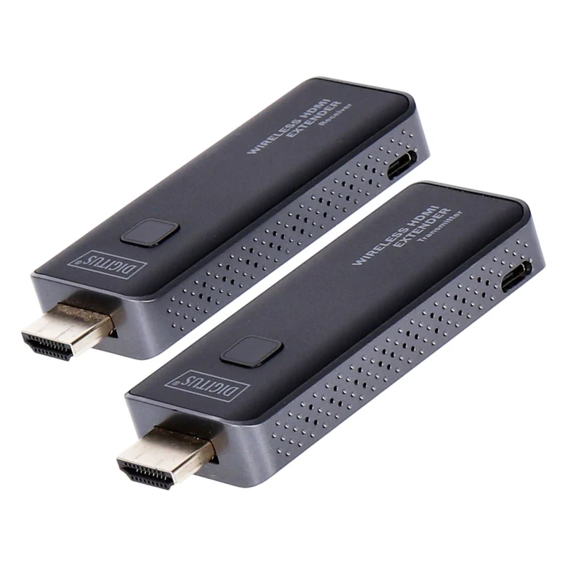 DIGITUS Wireless HDMI-Extender - 50 m Reichweite -