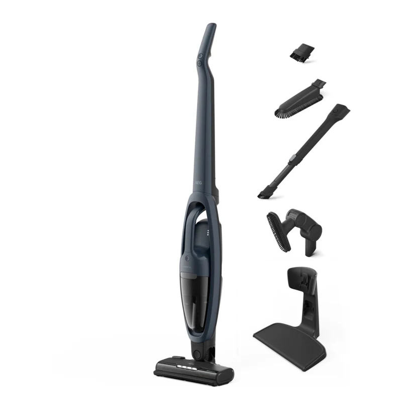 AEG AS52CB18DB Stabstaubsauger Akku Trocken Beutellos 0,3 l 29 W Denim Blue 2 Ah