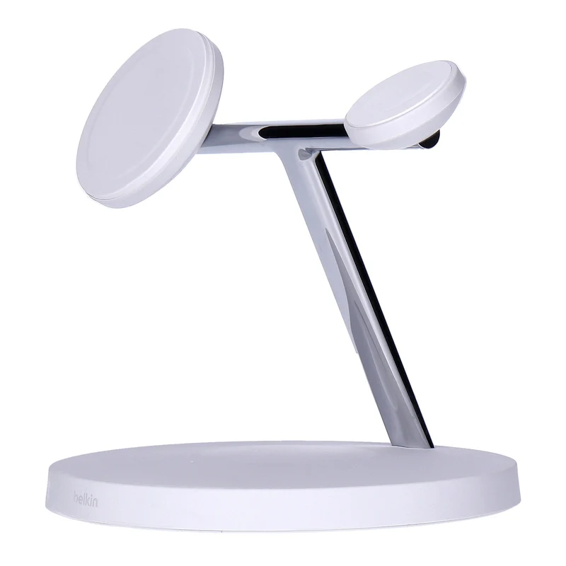 Belkin BOOST Charge Pro Trio WirelessCharger Stand mit MagSafe weiss