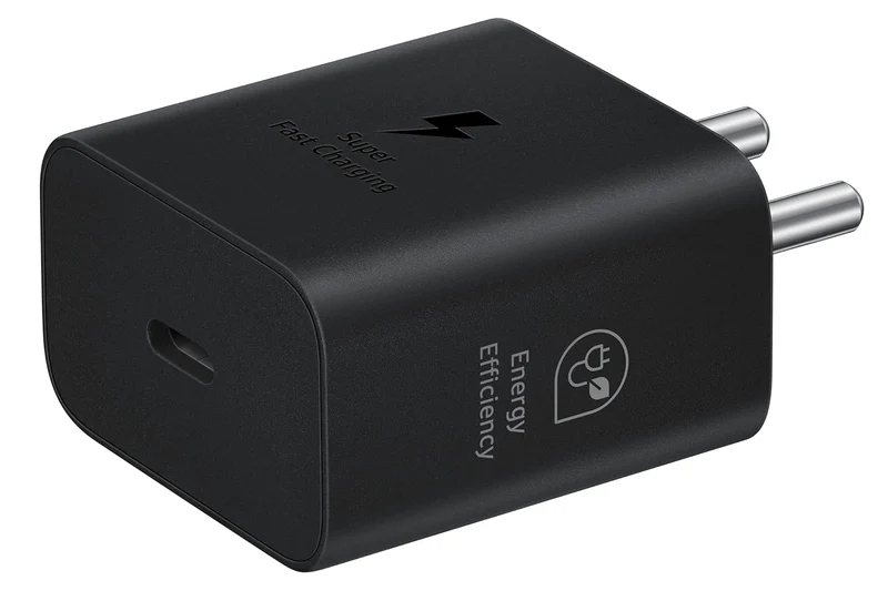 Samsung Original 25W Type-C Travel Adaptor with Cable for Galaxy S10 & Higher Models & Note Series, Black