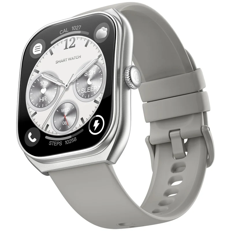 Noise Icon Arc 2.01" Immersive Curved Display Smartwatch, 10-Day Battery, 1ATM Water Resistant, Functional Crown, 100+ Sports Modes, Health Suite™, Voice Assistant, Built-in Games