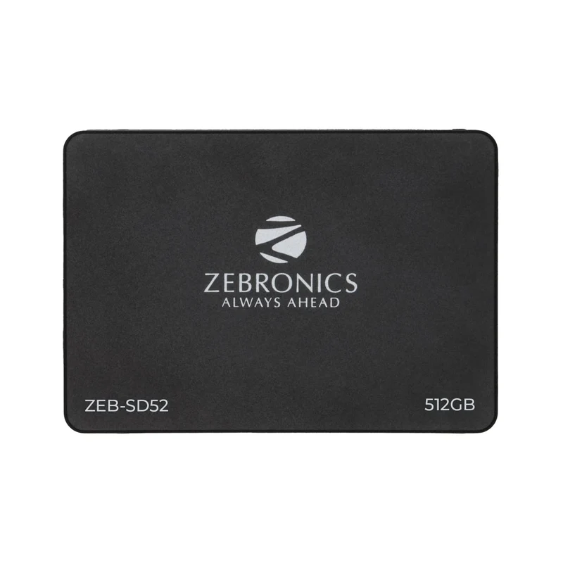 ZEBRONICS ZEB-SD52 SSD 512GB, SATA II and SATA III Interface, QLC, Silent Operation