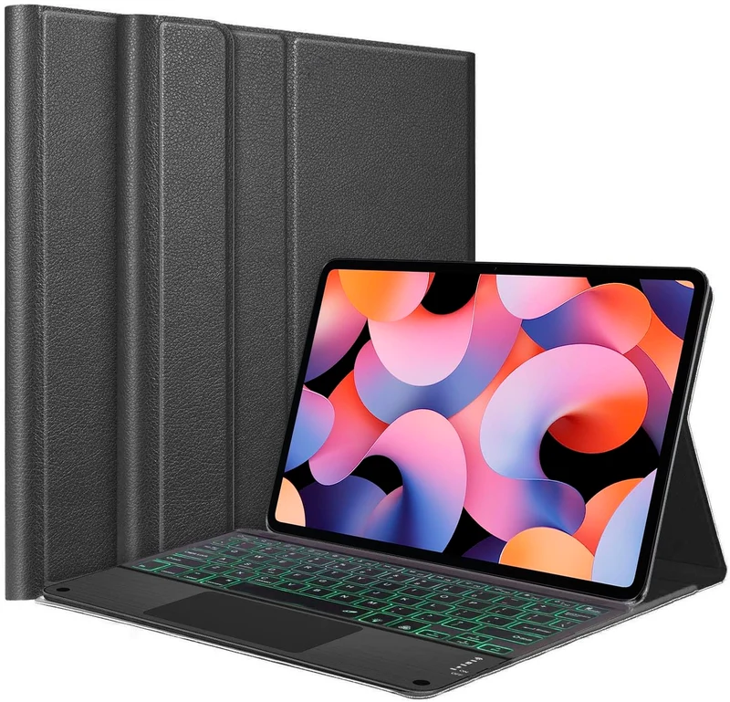 typecase Keyboard Case for Xiaomi Pad 6 / Xiaomi Pad 6 Pro (11 Inch) with 7 Color Backlit & Trackpad, Slim Stand Cover with Magnetically Detachable Wireless Bluetooth Keyboard (Xiaomi Pad 6/6 Pro 11)
