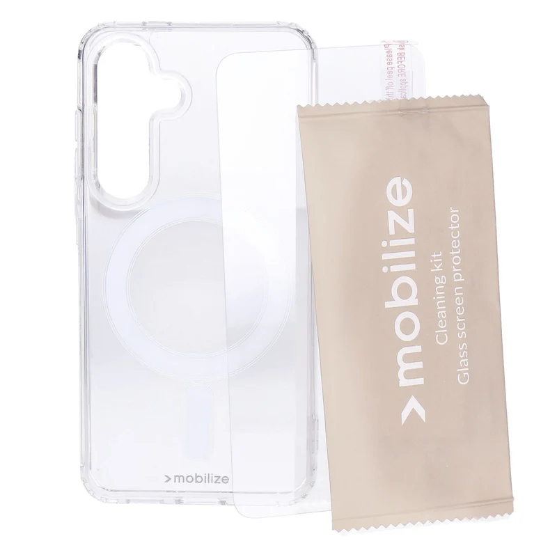 Mobilize Protection Pack passend für Samsung S24 Clear Case und Displayschutz