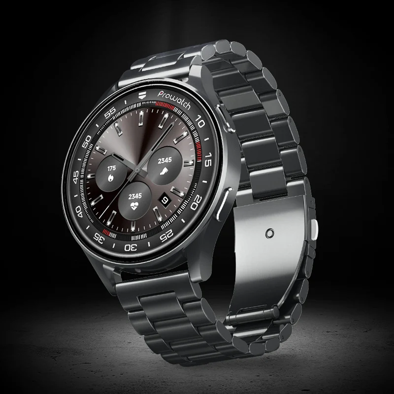 Prowatch X, 1.43" AMOLED, Body Energy, HRV, VO2 Max, Gorilla Glass 3, In-built GPS & ABC Smartwatch