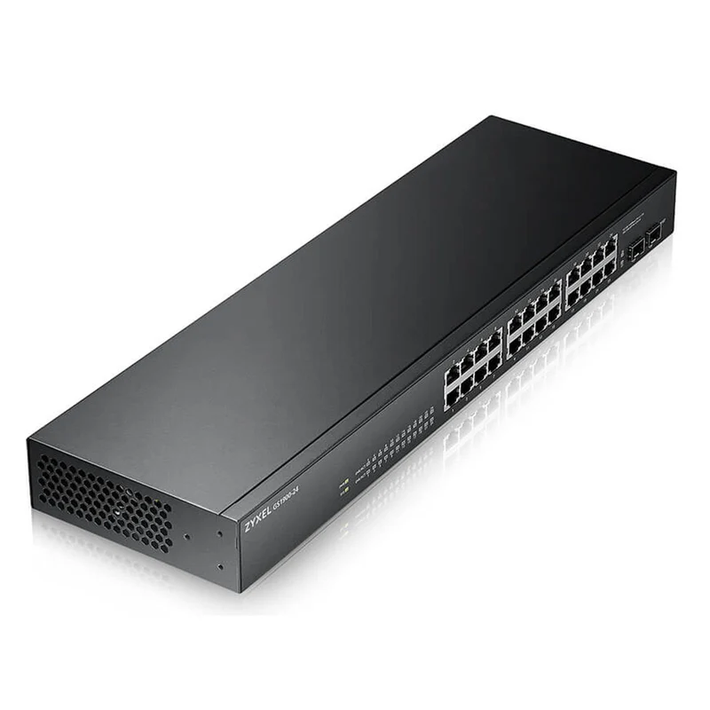 Zyxel GS-1900-24 v2 Managed L2 Gigabit Ethernet (10/100/1000) 1U Schwarz