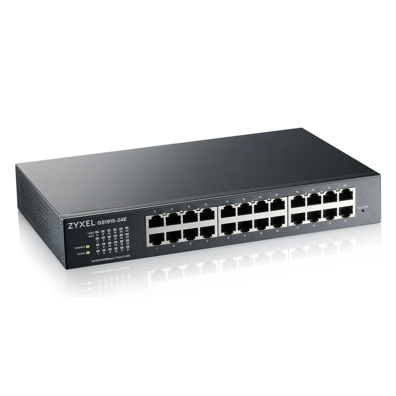 Zyxel GS1915-24E Managed L2 Gigabit Ethernet (10/100/1000) 1U Schwarz