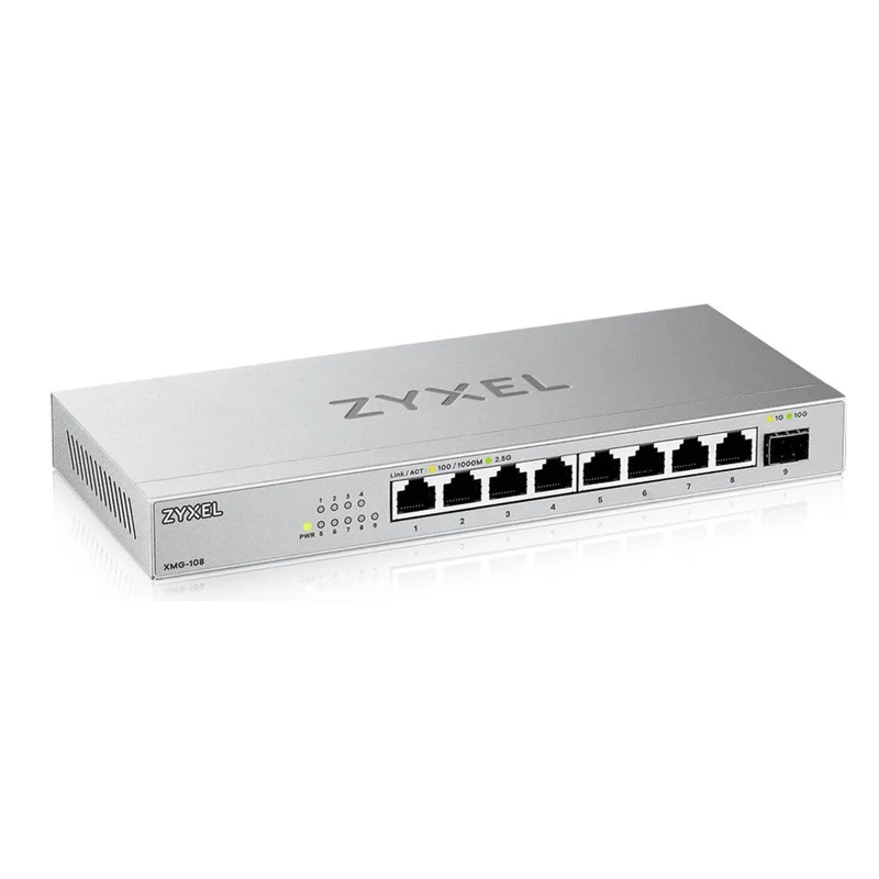 Zyxel XMG-108 Unmanaged 2.5G Ethernet (100/1000/2500) Silber