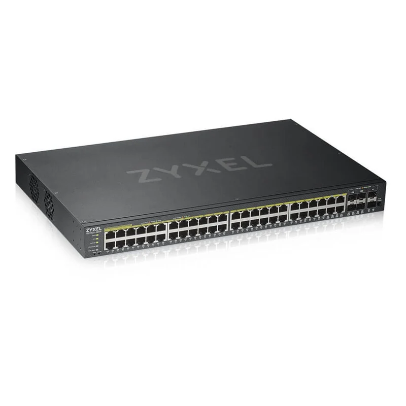 Zyxel GS1920-48HPV2 Managed Gigabit Ethernet (10/100/1000) Power over Ethernet (PoE) Schwarz