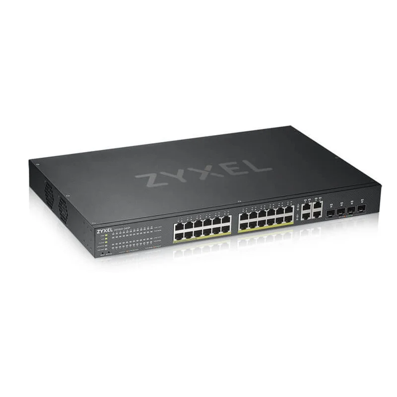Zyxel GS1920-24HPV2 Managed Gigabit Ethernet (10/100/1000) Power over Ethernet (PoE) Schwarz