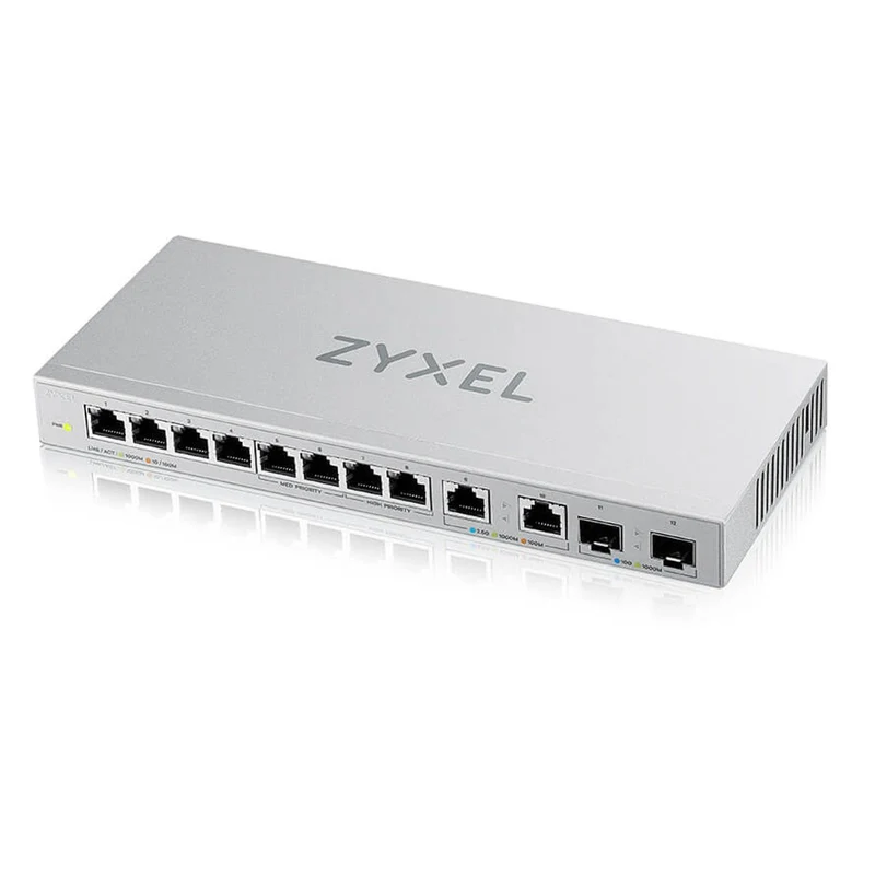 Zyxel XGS1010-12-ZZ0102F Netzwerk-Switch Unmanaged Gigabit Ethernet (10/100/1000) Grau