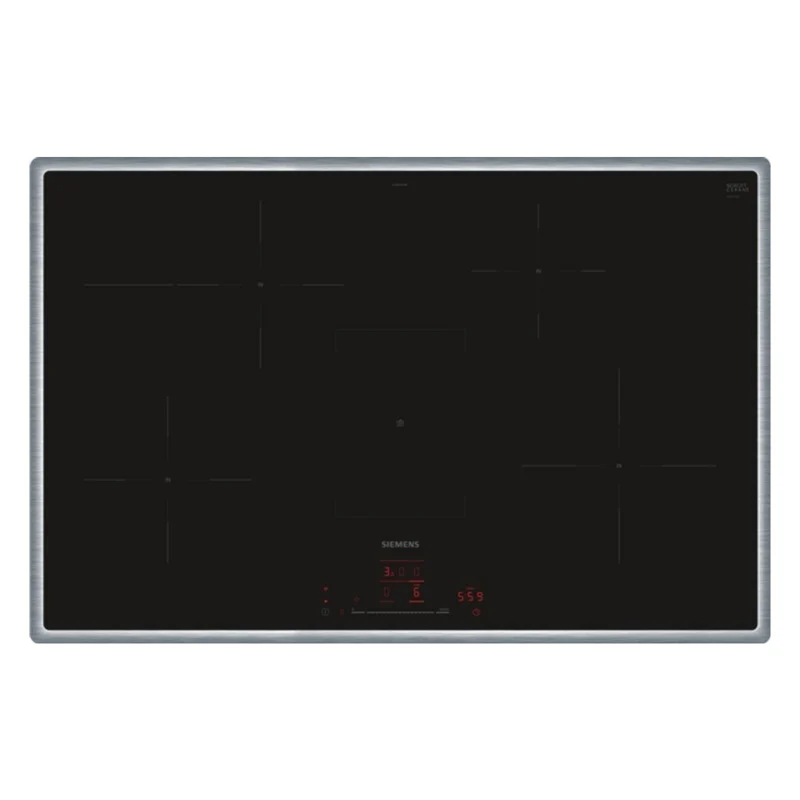 Siemens iQ300 EH845HFB1E Induktionskochfeld Integriert 80 cm 4 Zonen Schwarz