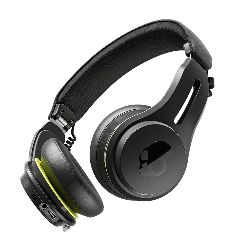 Skullcandy Icon ANC On-Ear Wireless Bluetooth Headphones - Active Noise Cancelling, 97.5dB 60Hr Battery + Rapid Charge, Mic, Adjustable Stay-Aware Mode