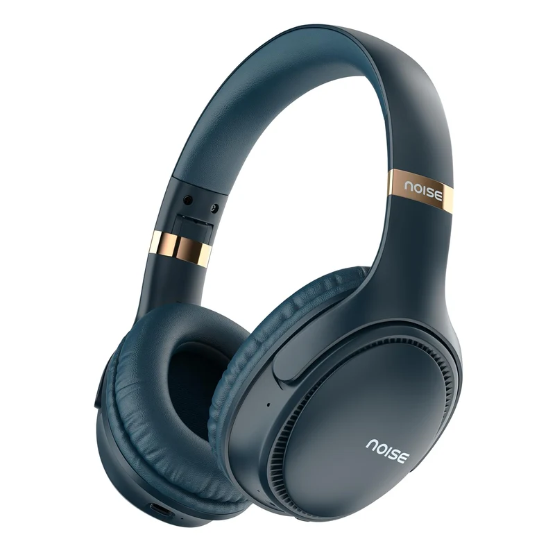 Noise Newly Launched Three Wireless On-Ear Headphones with 70H Playtime, 40mm Driver, Low Latency(up to 45ms),Dual Pairing, BT v5.3