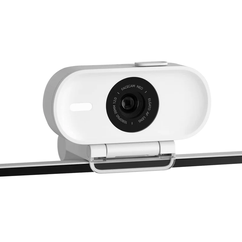 Elgato Facecam Neo — Plug-’n-Play Webcam, 1080p60 Full HD, USB Connect on Laptop & Desktop – For Streaming, Teams/Zoom/Slack, TikTok/Instagram/FaceTime – PC and Mac Friendly.