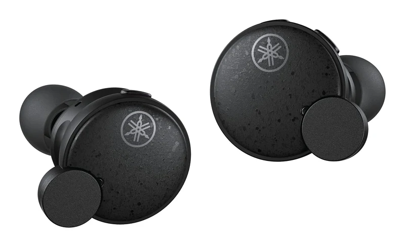 Yamaha Audio TW-E7B True Wireless in Ear Earbuds | True Sound, Bluetooth, aptX Adaptive, Active Noise Cancelling, Built-in Microphones for Clear Voice Calls, Ambient Sound and Listening Care | Black