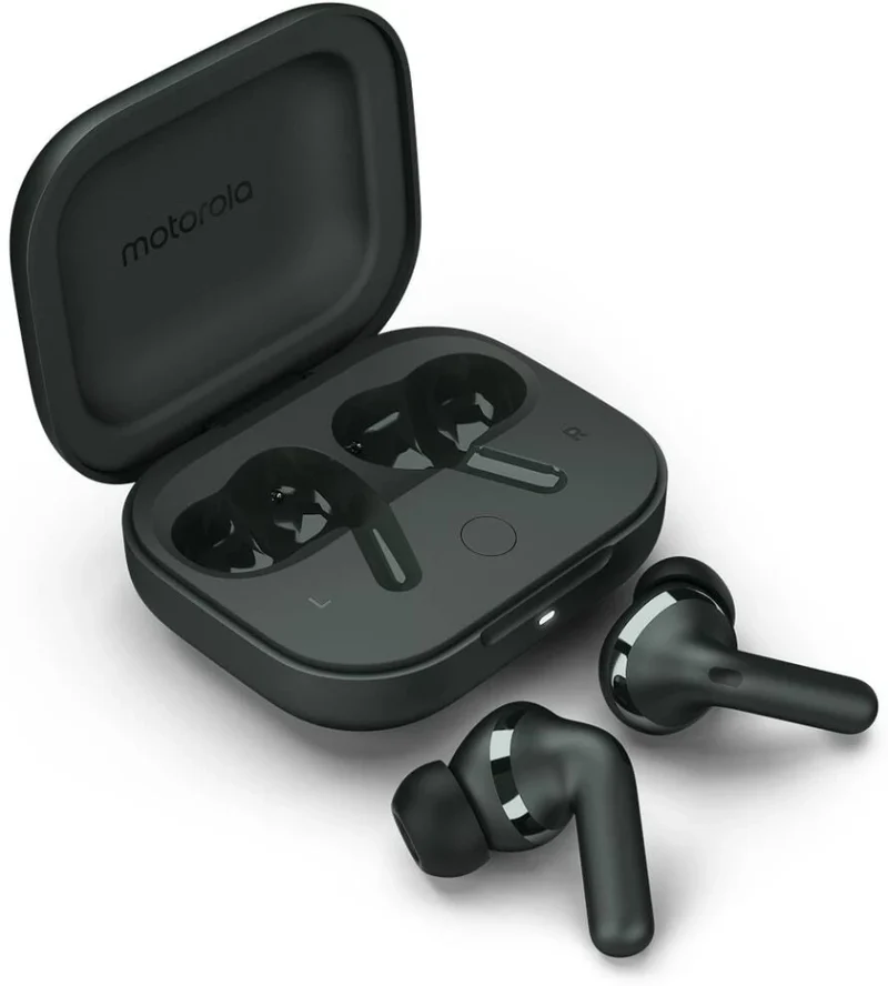 moto buds+ | Sound by Bose, Dual Dynamic Drivers, 48dB ANC, Dolby Head Tracking Bluetooth Headset