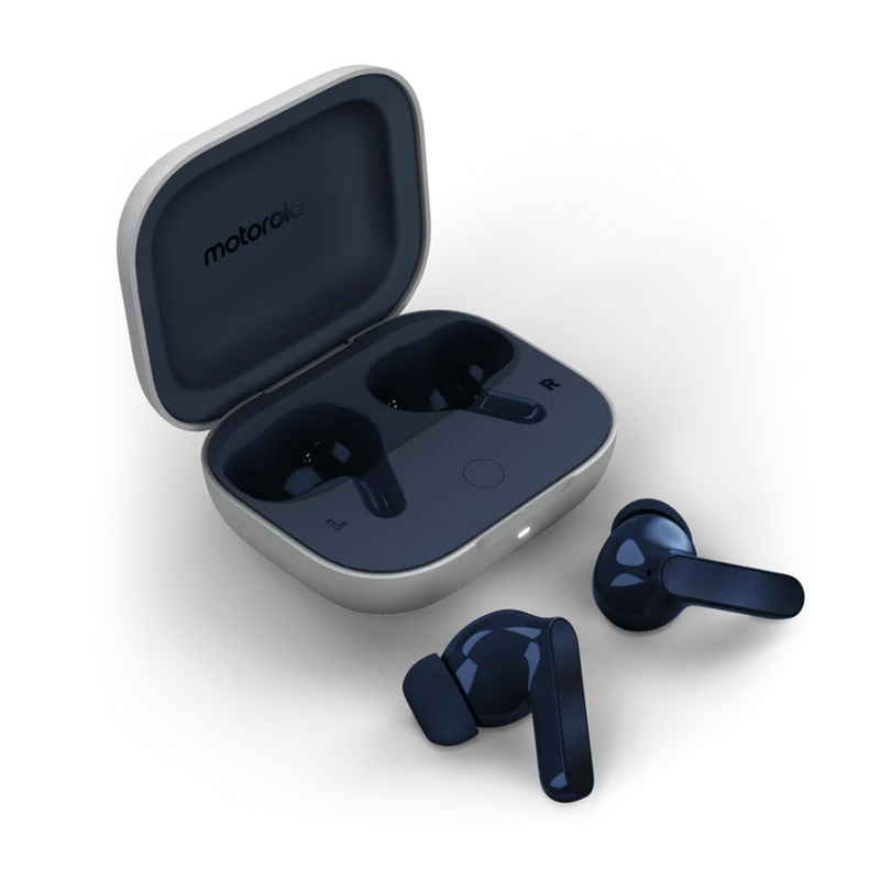 moto buds with Hi-Res Audio, Large 12.4mm driver, 42 hrs playback & IPx4 rating Bluetooth Headset (True Wireless)