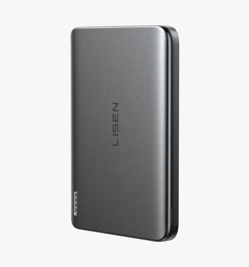LISEN Qi2 15W Ultraschlanker MagSafe Akku