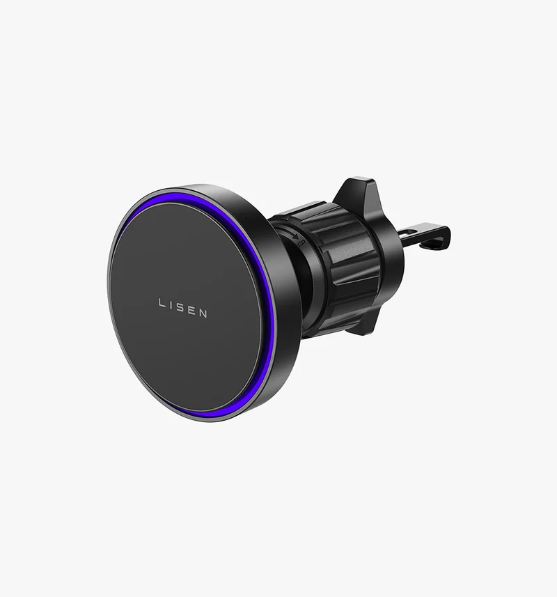 LISEN 15W MagSafe Auto-Ladegerät (4-in-1 Halterung, starker Halt)