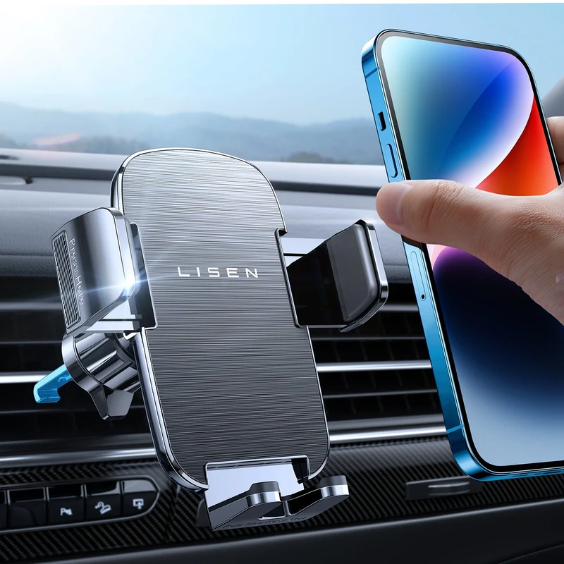 LISEN Auto-Handyhalterung für Lüftungsschlitze, ultrastabil