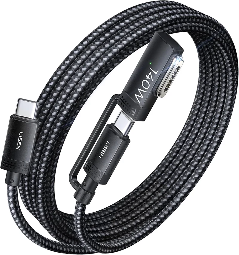 LISEN 140W USB-C auf Magnetkabel