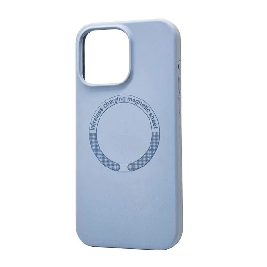 Magsafe Silicone Case For iPhone 16 Plus (purple)