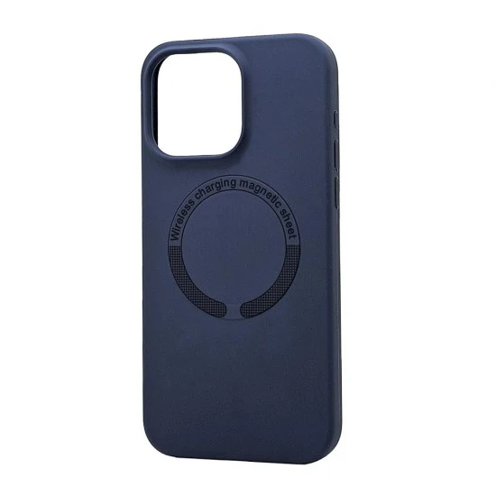 Magsafe Silicone Case For iPhone 16 Pro (navy)