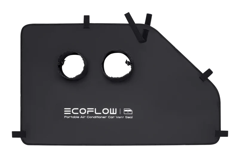 EcoFlow WAVE Car-Vent-Seal | magnetische Kfz-Fensterdurchführung für Zu- und Abluftrohre (alle WAVE Modelle)